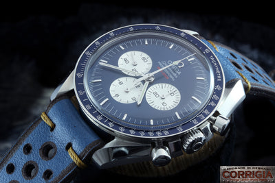 Minimo80 Bleu ARTISAN FABRIQUÉ 16 Trous RMC 1968 