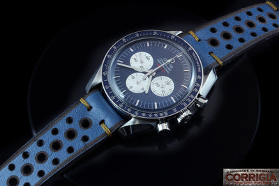 Minimo80 Bleu ARTISAN FABRIQUÉ 16 Trous RMC 1968 
