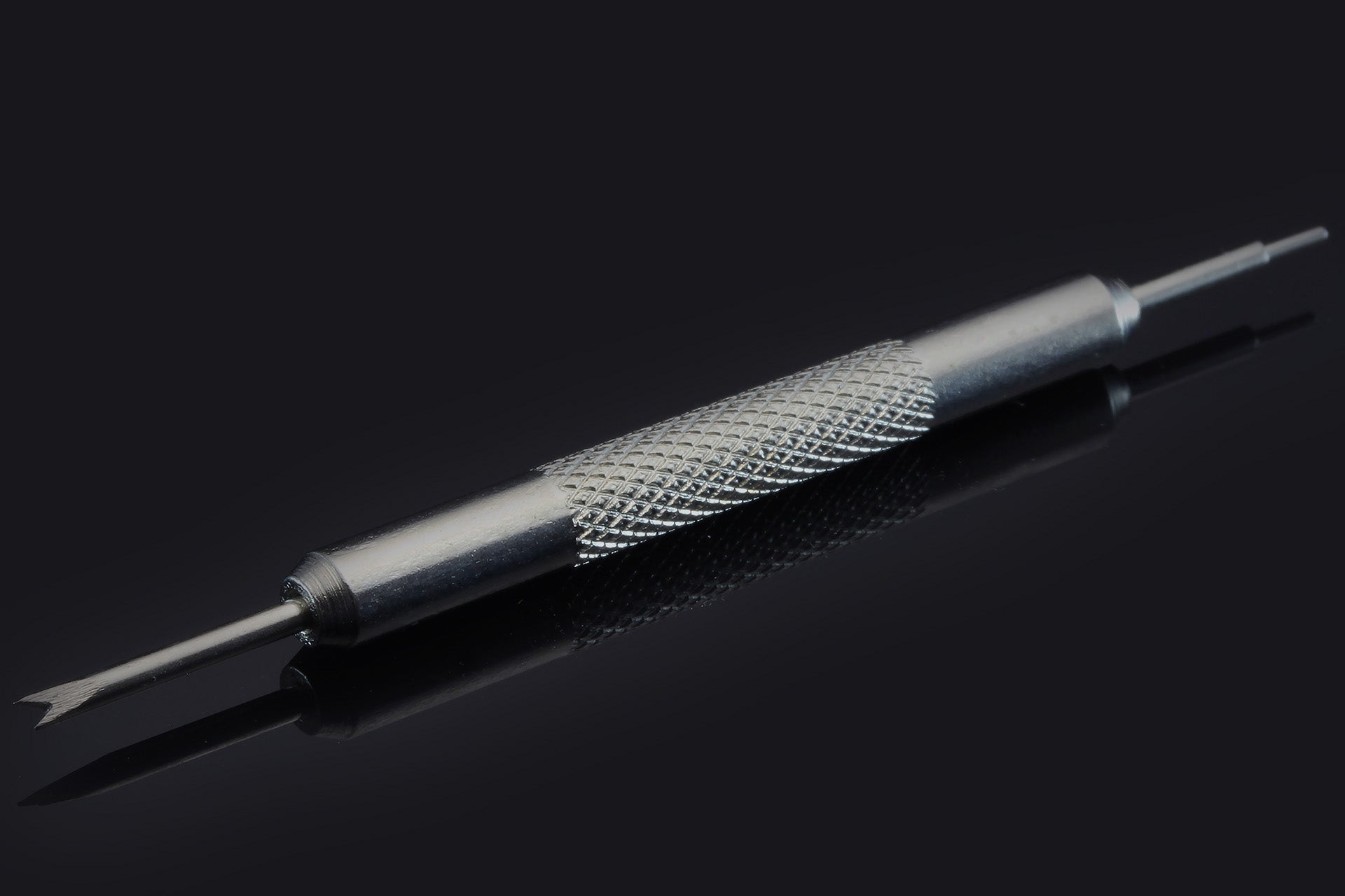 Stainless steel spring bar tool for replacing spring bars