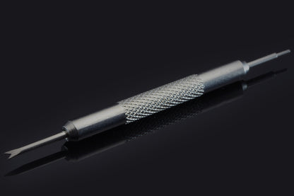 Stainless steel spring bar tool for replacing spring bars