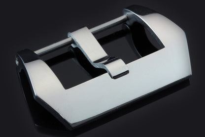 Screw-on PRE-V Buckle, polished stainless steel