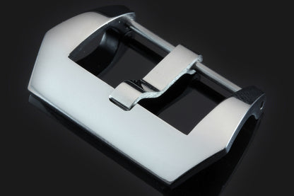 Screw-on PRE-V Buckle, polished stainless steel