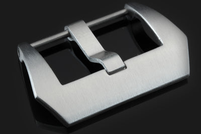 Screw-on PRE-V Buckle, brushed titanium