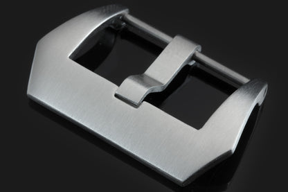 Screw-on PRE-V Buckle, brushed titanium