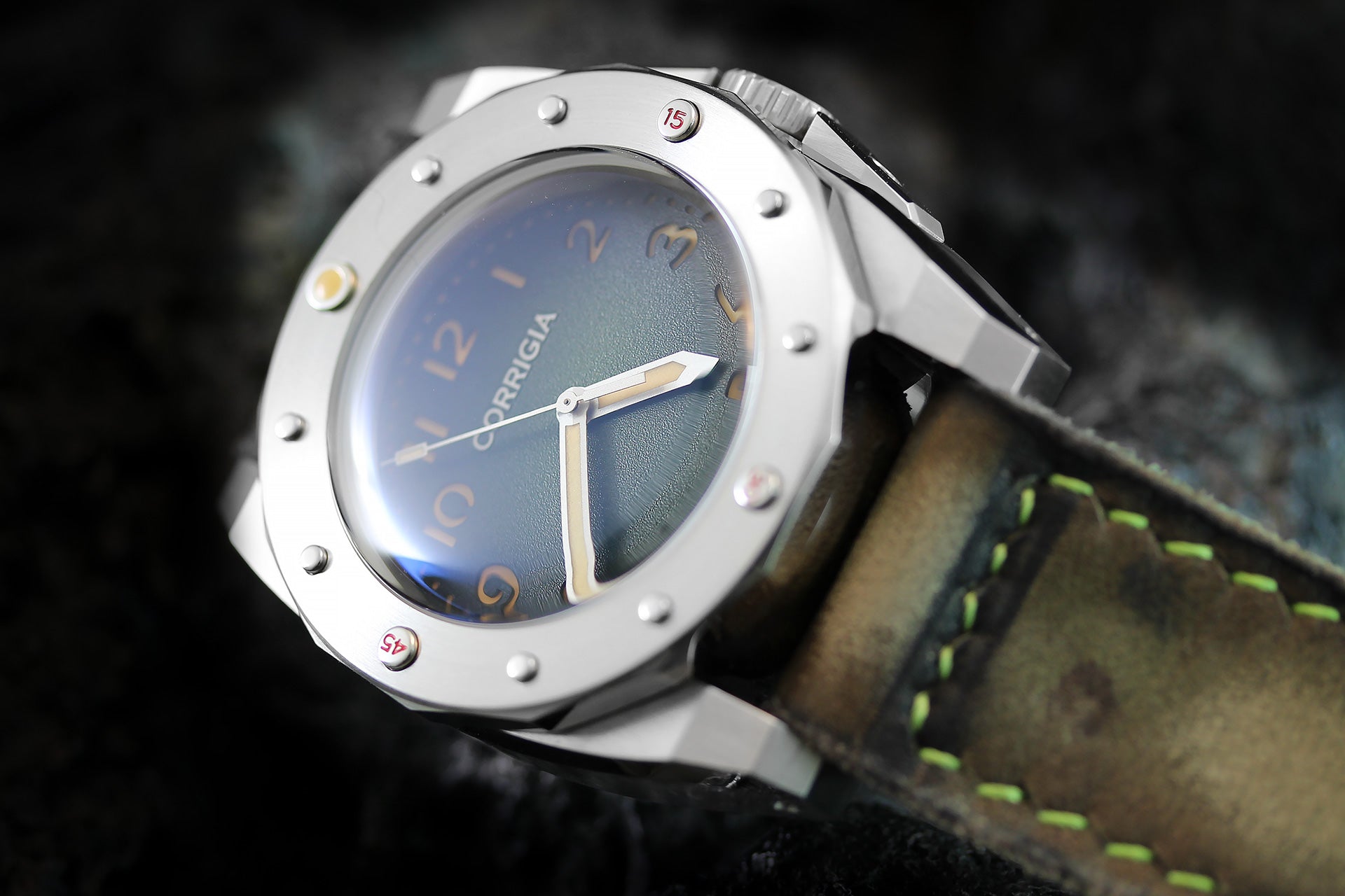 Corrigia02 Steel P-Green Ref.589-614-578-579-580