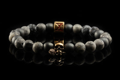 BEADS02 - Gray Bronze Xª Flottiglia MAS | Beaded Bracelet Armband
