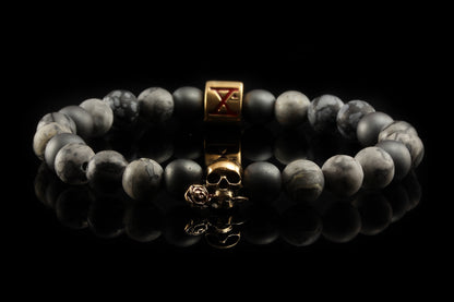 BEADS02 - Gray Bronze Xª Flottiglia MAS | Beaded Bracelet Bracelet 