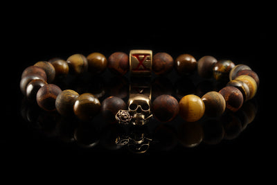 BEADS03 - Brown Bronze Xª Flottiglia MAS | Beaded Bracelet Armband