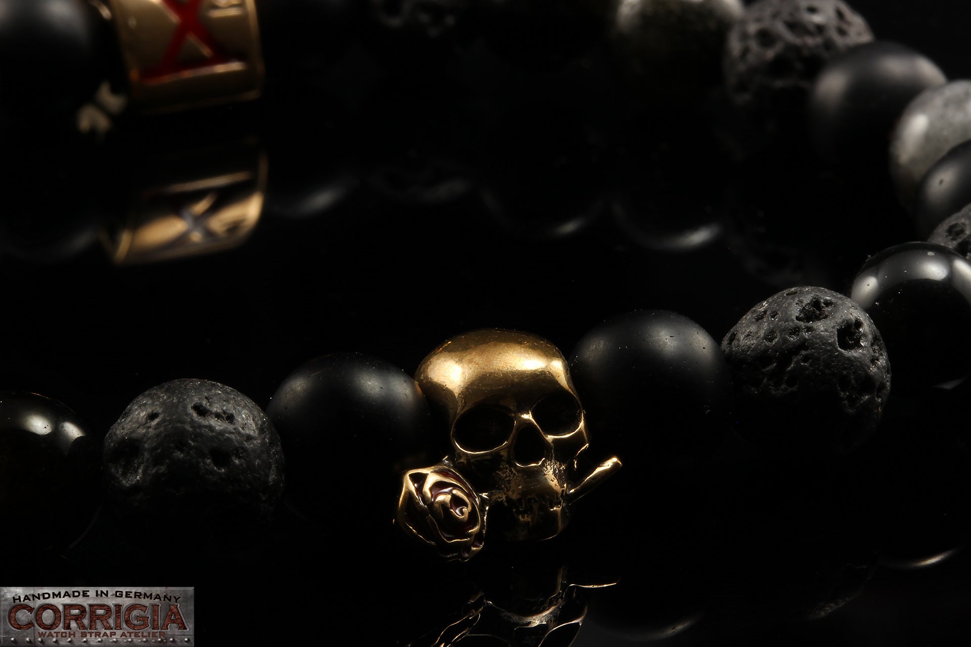 BEADS01 - Black Bronze Xª Flottiglia MAS | Beaded Bracelet Bracelet 