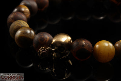 BEADS03 - Brown Bronze Xª Flottiglia MAS | Beaded Bracelet Armband