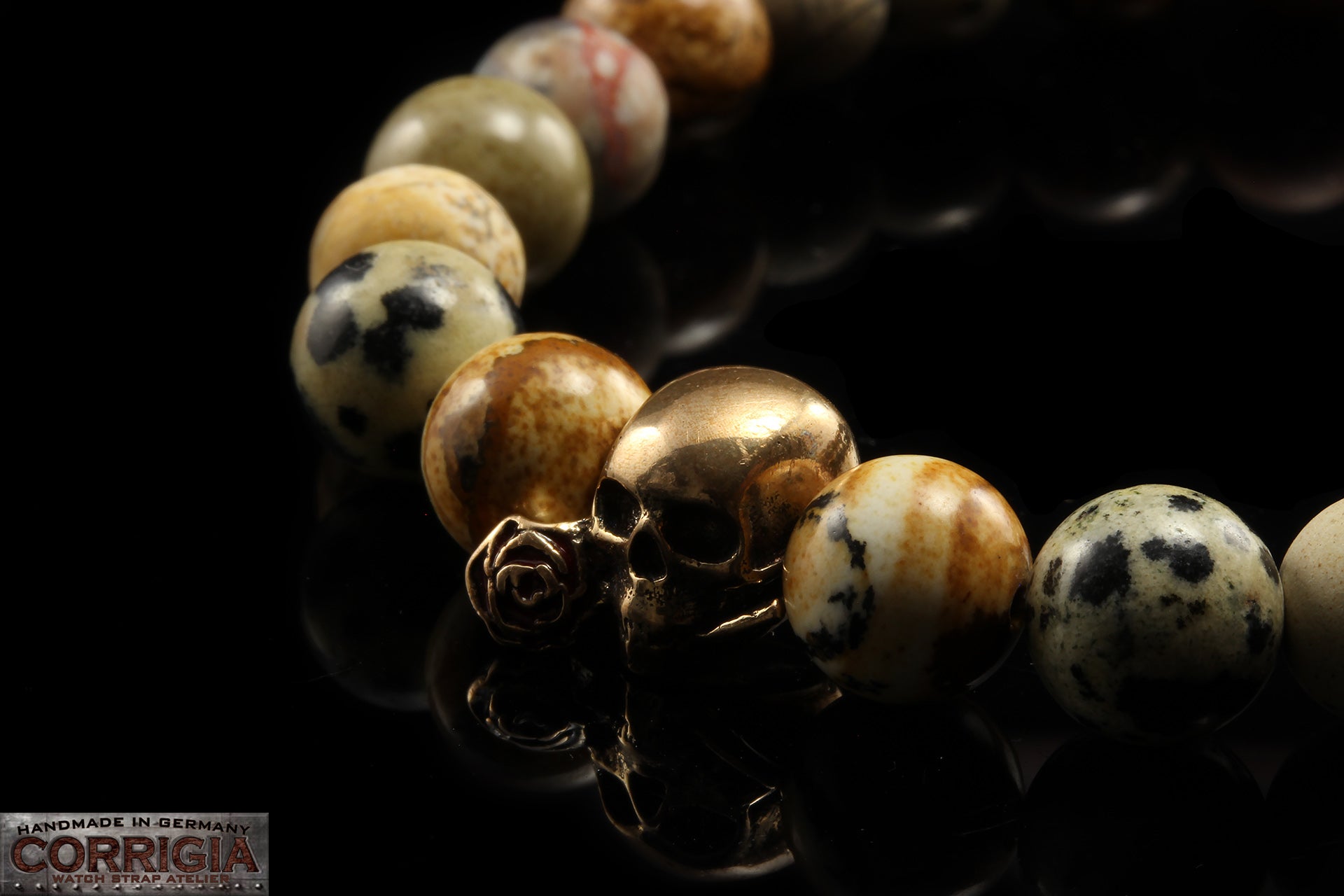 BEADS04 - Tan Bronze Xª Flottiglia MAS | Beaded Bracelet Bracelet 