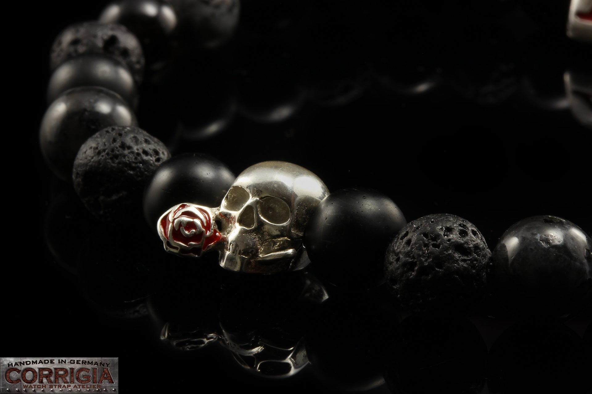 BEADS01 - Black Silver Xª Flottiglia MAS | Beaded Bracelet Bracelet 