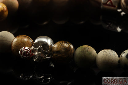 BEADS04 - Tan Silver Xª Flottiglia MAS | Beaded Bracelet Bracelet 