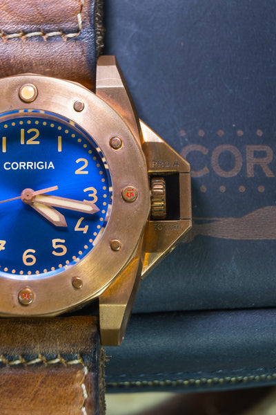 Corrigia01 Bronze S-Blue REF.AS.608-613-576-577 Exhibition piece 