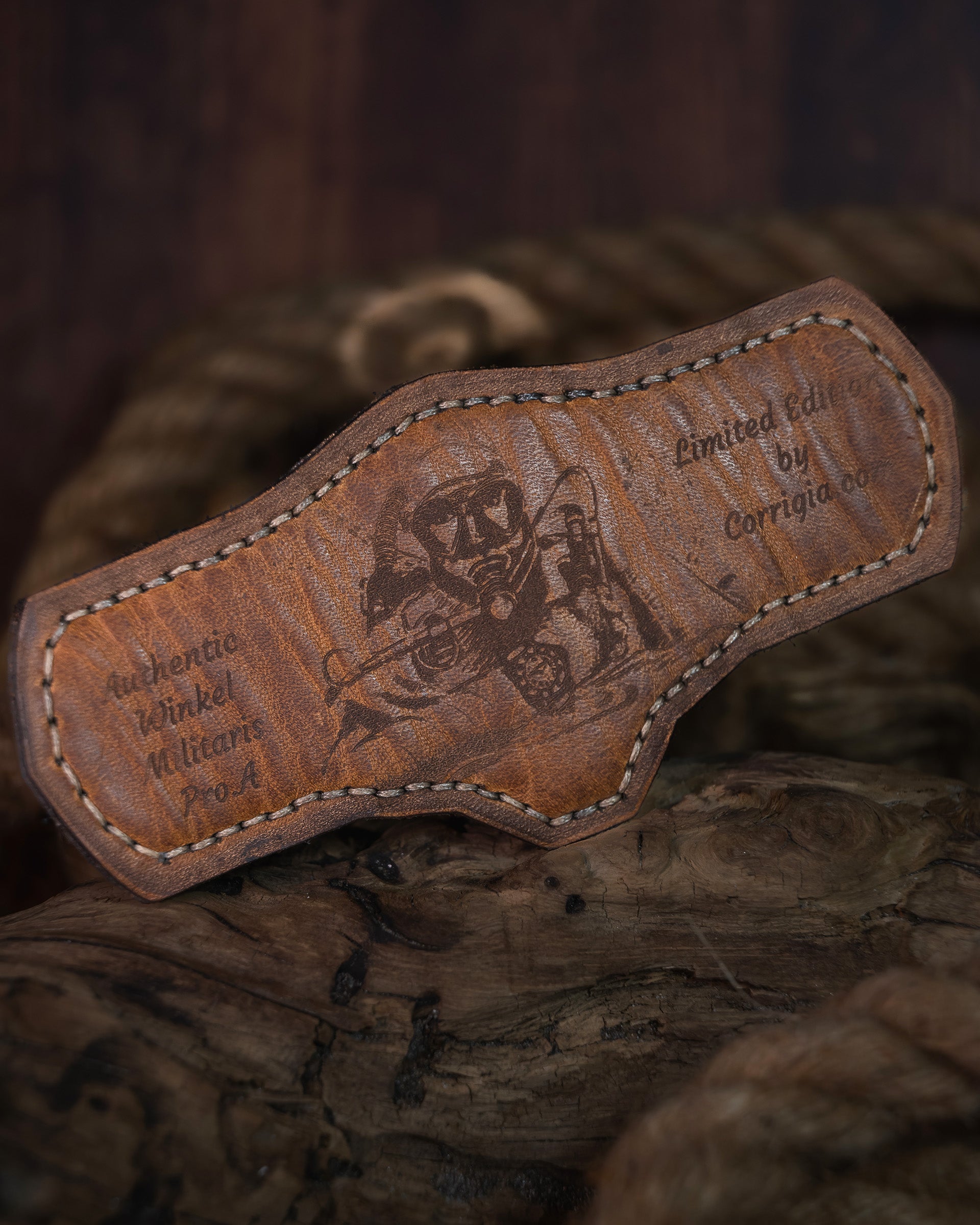 Winkel15 Brown with Corrigia crown guard