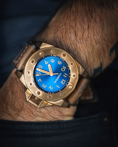 Corrigia01 Bronze S-Blue REF.AS.608-613-576-577 Exhibition piece 