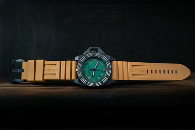 RUBBER05 Desert Tan Tactical FKM-Wave-Kautschuk
