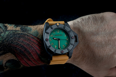 RUBBER05 Desert Tan Tactical FKM-Wave-Kautschuk