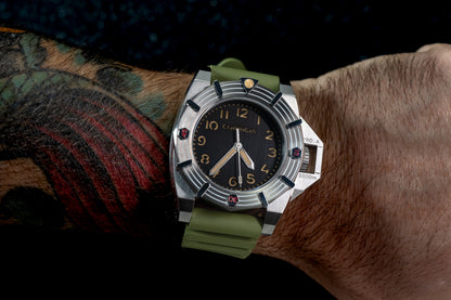 RUBBER04 Combat Olive Tactical FKM wave rubber 