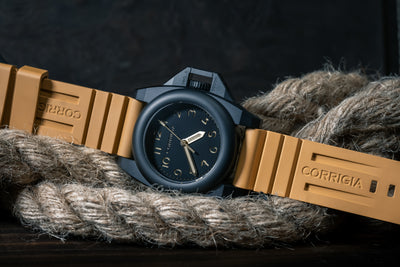 RUBBER05 Desert Tan Tactical FKM-Wave-Kautschuk