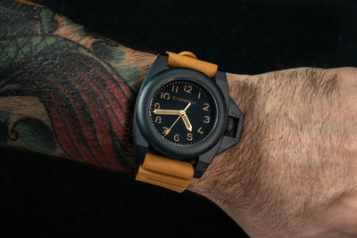 RUBBER05 Desert Tan Tactical FKM-Wave-Kautschuk