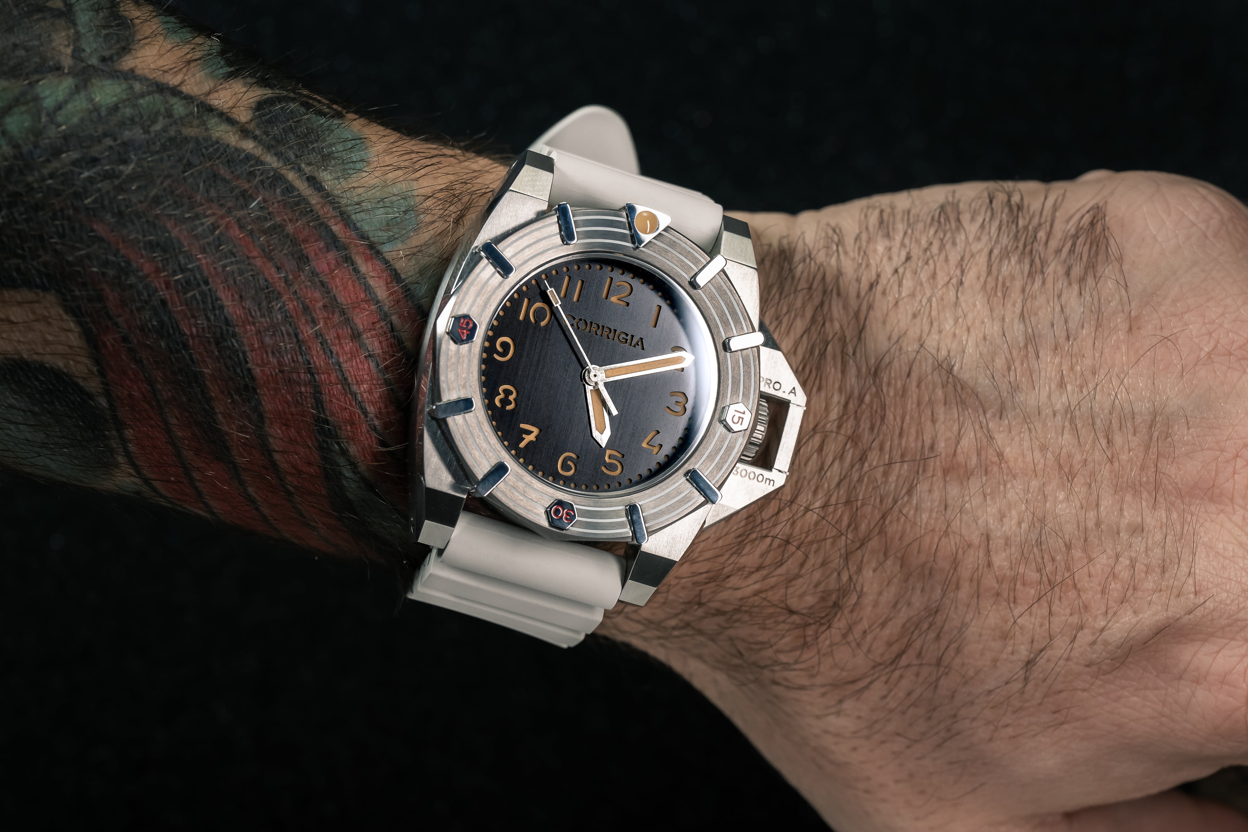 RUBBER02 Arctic Gray Tactical FKM wave rubber 