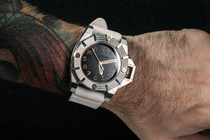 RUBBER02 Arctic Gray Tactical FKM wave rubber 