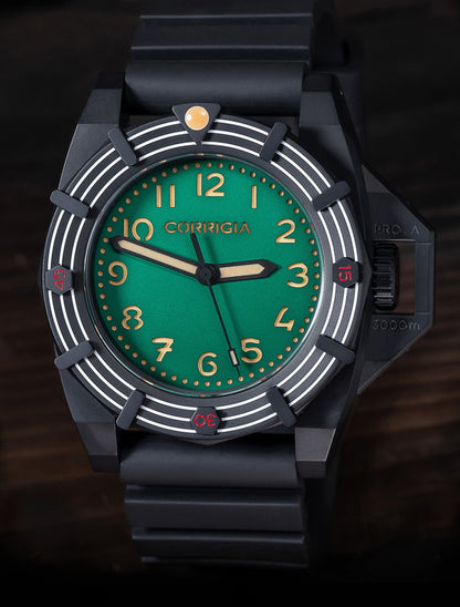 RUBBER01 Deep Black Tactical FKM wave rubber 