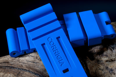 RUBBER03 Royal Blue Ocean FKM-Wave-Kautschuk