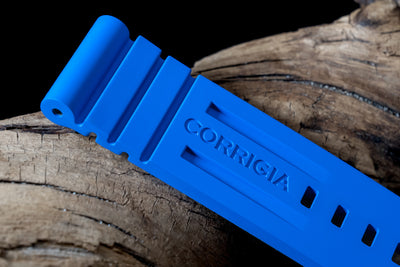 RUBBER03 Royal Blue Ocean FKM-Wave-Kautschuk