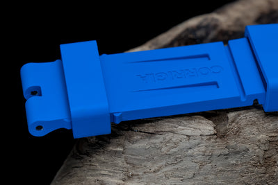 RUBBER03 Royal Blue Ocean FKM-Wave-Kautschuk