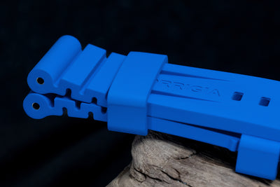 RUBBER03 Royal Blue Ocean FKM-Wave-Kautschuk