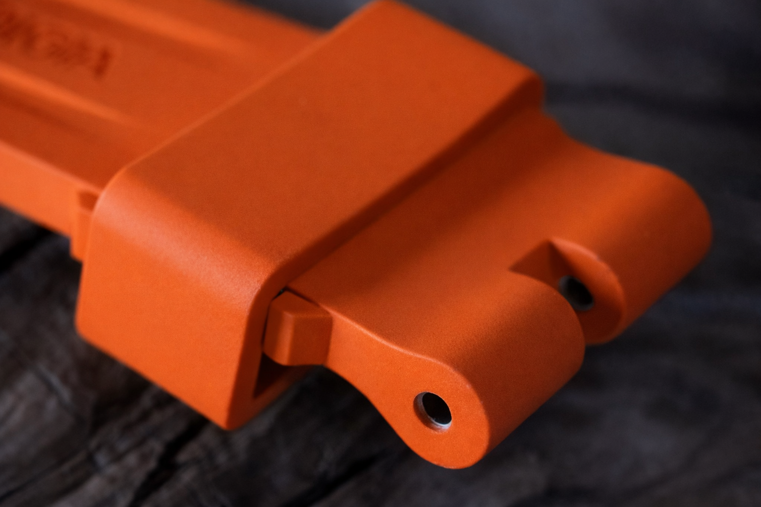 RUBBER07 Orange FKM-Wave-Kautschuk