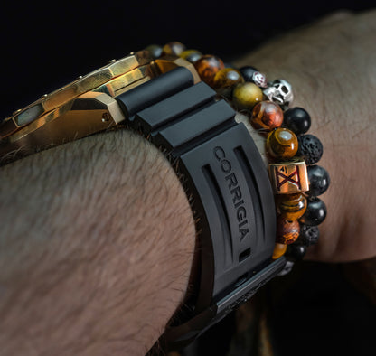 BEADS02 - Gray Silver Xª Flottiglia MAS | Beaded Bracelet Bracelet 