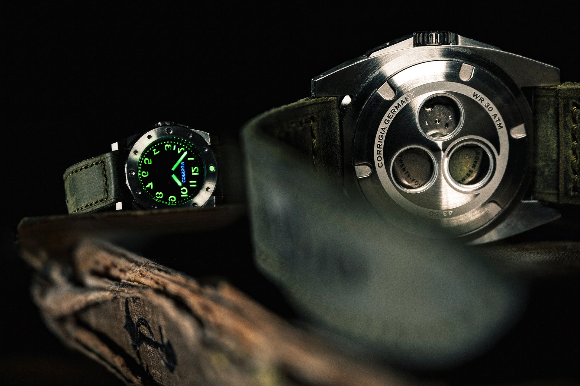 Corrigia02 Steel P-Green Ref.589-614-578-579-580