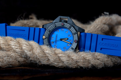 RUBBER03 Royal Blue Ocean FKM wave rubber 