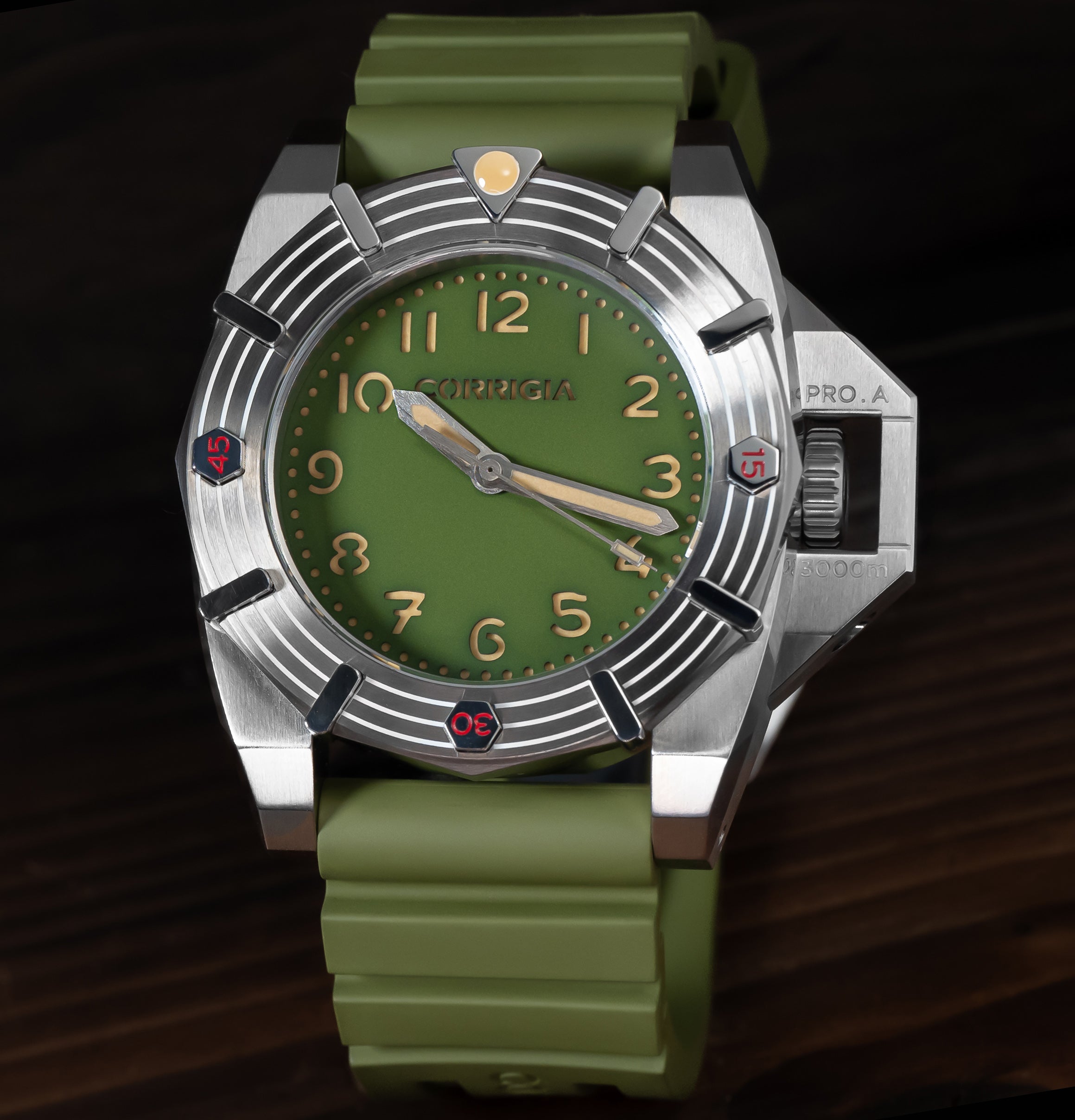 Corrigia04 Steel M-Olive Ref.656.631.664.665.666