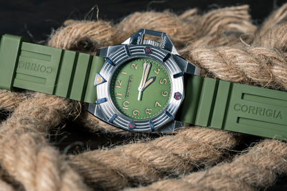 RUBBER04 Combat Olive Tactical FKM wave rubber 