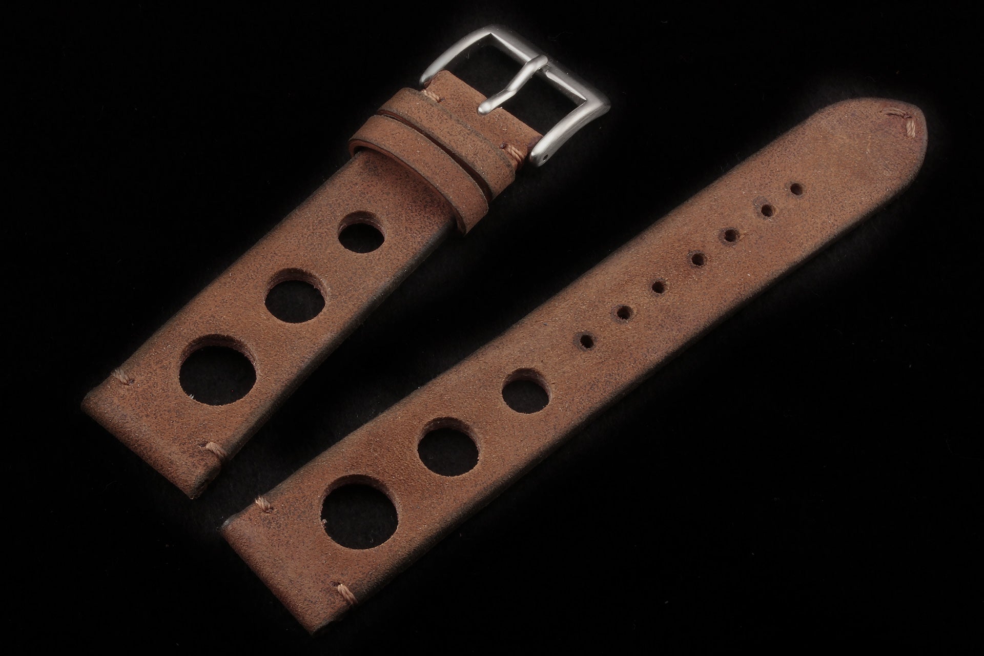 Minimo11 Walnut Rally Racer Strap 3 Holes 