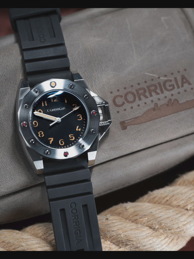 Corrigia02 Steel M-Black REF.AS.702-614-578-579-580 Display Model 