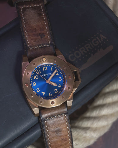 Corrigia01 Bronze S-Blue REF.AS.608-613-576-577 Exhibition piece 