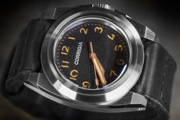 Corrigia03 Steel Black G100 Watch Ref.602-614-579-580 - LE