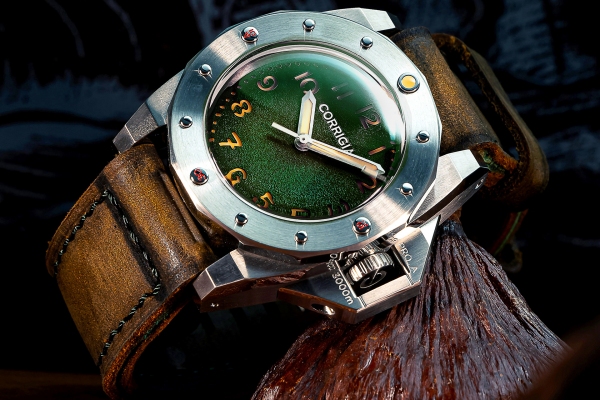 Corrigia02 Steel Green G100 Diver Watch Ref.589-614-579-580 - LE