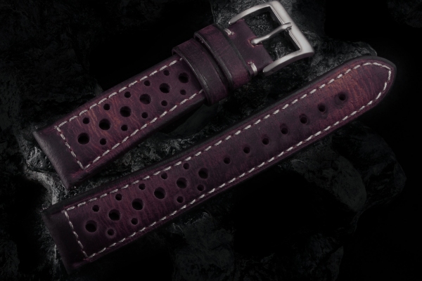 Heritage17 Mauve Rally Racer Strap 16 Holes