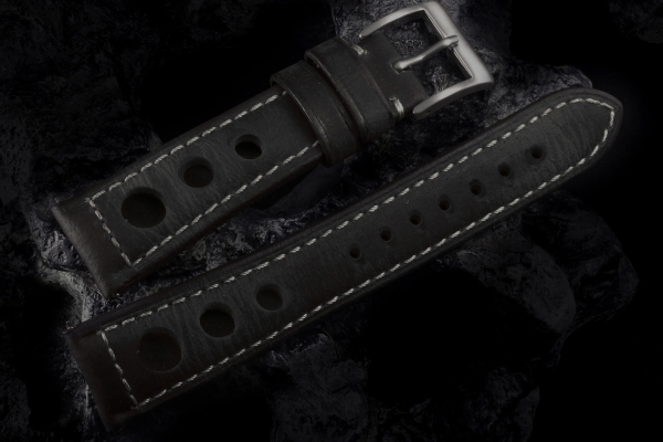 Heritage08 Black Rally Racer Strap 3 Holes