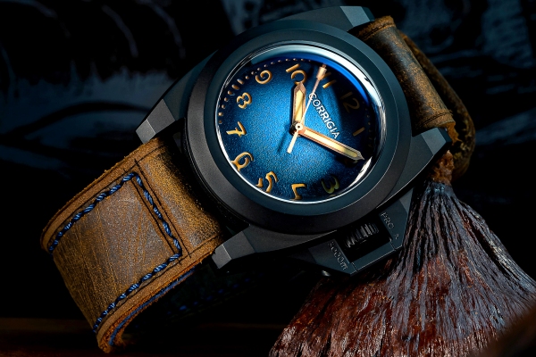 Corrigia03 DLC Blue Diver Watch Ref.603-615-581-582-583 - LE