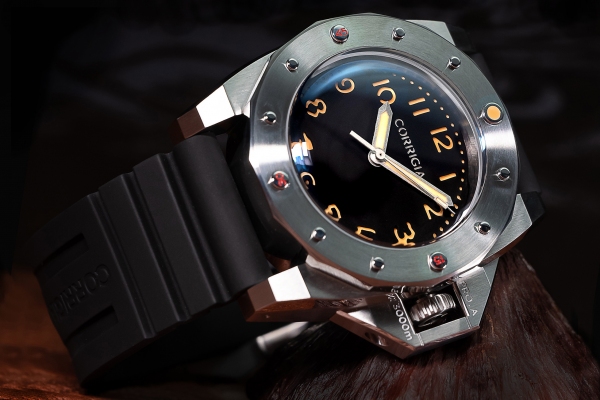 Corrigia02 Steel Matte Black Diver Watch Ref. 702-614-578-579-580 - LE