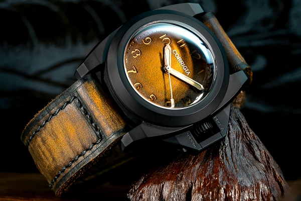 Corrigia03 DLC Brown Diver Watch Ref.606-615-581-582-583 - LE