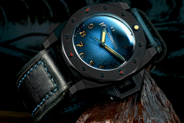 Corrigia02 DLC Blue Diver Watch Ref.594-615-581-582-583 - LE