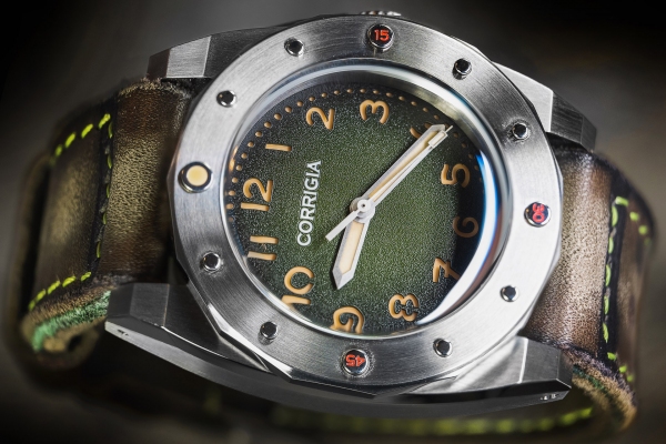 Corrigia02 Steel Green G100 Diver Watch Ref.589-614-579-580 - LE